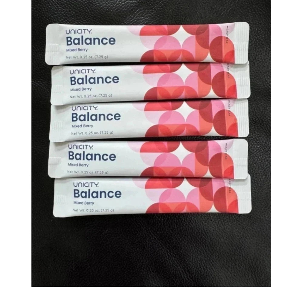 Unicity Balance Mixed Berry 30 Stick Packs | Fiber Drink Mix for Healthy Blood Sugar Support | New Sealed