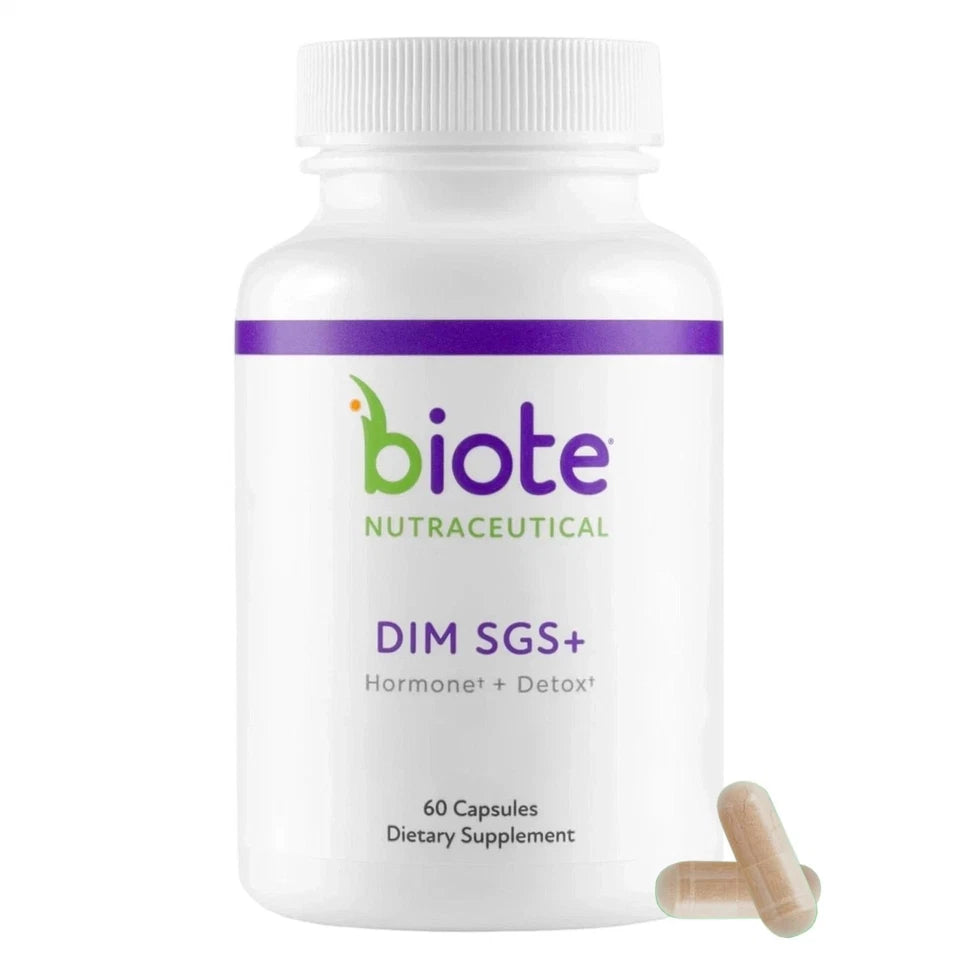 3x Biote Nutraceutical DIM SGS+ Capsules | Detox & Hormone Support Supplement 60 Count