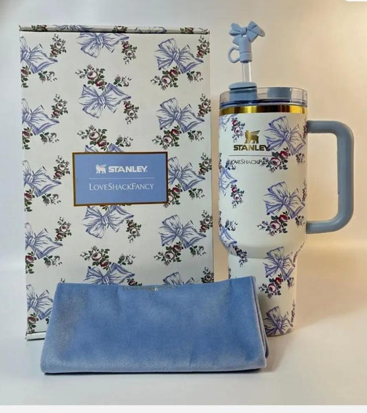 Stanley x LoveShackFancy Quencher H2.0 FlowState Tumbler 40 oz – Limited Edition