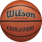 Wilson Evolution Basketball 29.5” Official Indoor Game Ball – Black Composite Leather