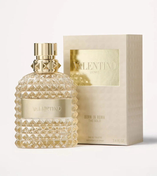 Valentino Uomo Born in Roma the Gold Eau de Toilette 3.4 oz (100ml)