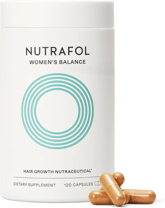 Nutrafol Women’s Balance Hair Growth Supplement 120 Capsules | Supports Thicker, Stronger & Healthier Hair