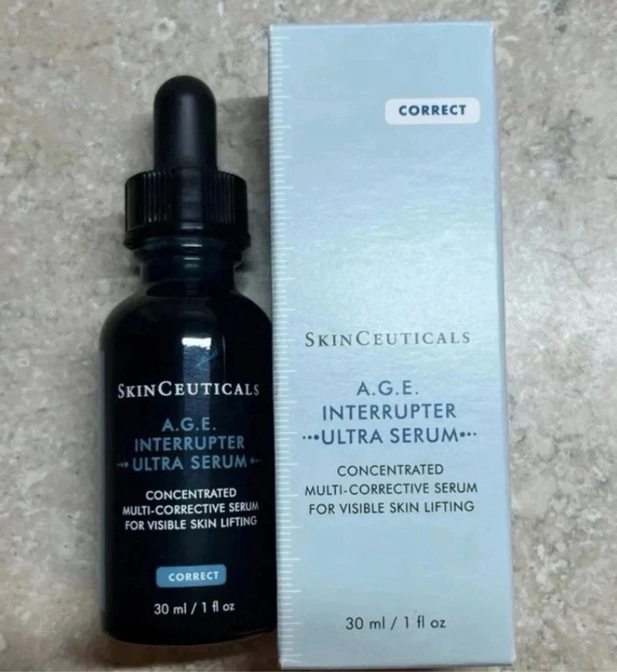 SkinCeuticals A.G.E. Interrupter Ultra Serum 1 oz | Anti-Aging Firming Serum | New & Sealed
