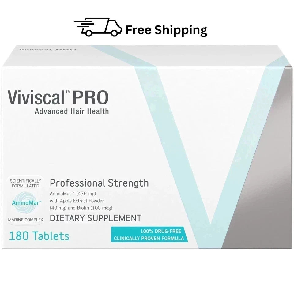 Viviscal PRO Professional Hair Growth Supplement 180 Tablets | Exp. 2027 | New & Sealed