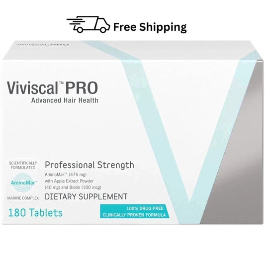 Viviscal PRO Professional Hair Growth Supplement 180 Tablets | Exp. 2027 | New & Sealed