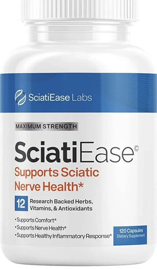 Alpha SciatiEase Sciatic Nerve Health Support Supplement – Daily Nerve Wellness Formula
