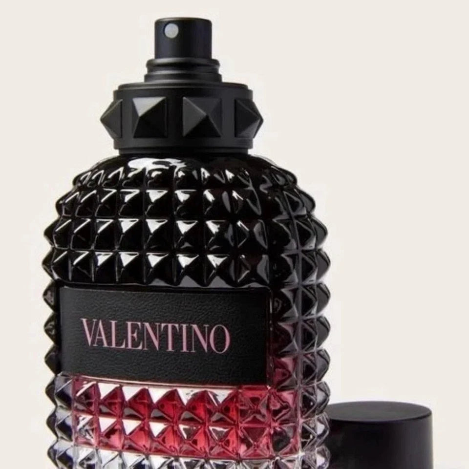 Valentino Uomo Born In Roma Intense Eau de Parfum for Men 3.4 oz / 100 ml – Luxury Amber Vanilla Fragrance