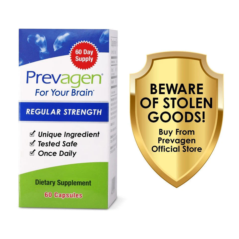 Prevagen Regular Strength 10mg Capsules 60 Count | Apoaequorin & Vitamin D Brain Health Supplement