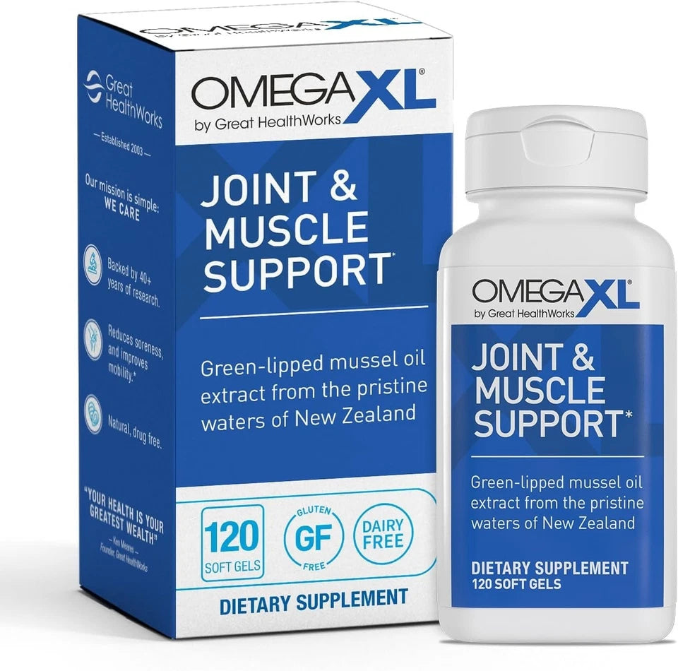 OmegaXL Official Website OmegaXL Omega-3 Joint Health Supplement – 120 Softgel Capsules